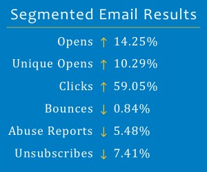 Segmented Email Results
